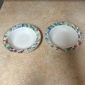 Villeroy & Boch Catalina Set of 2 Cereal Bowls.